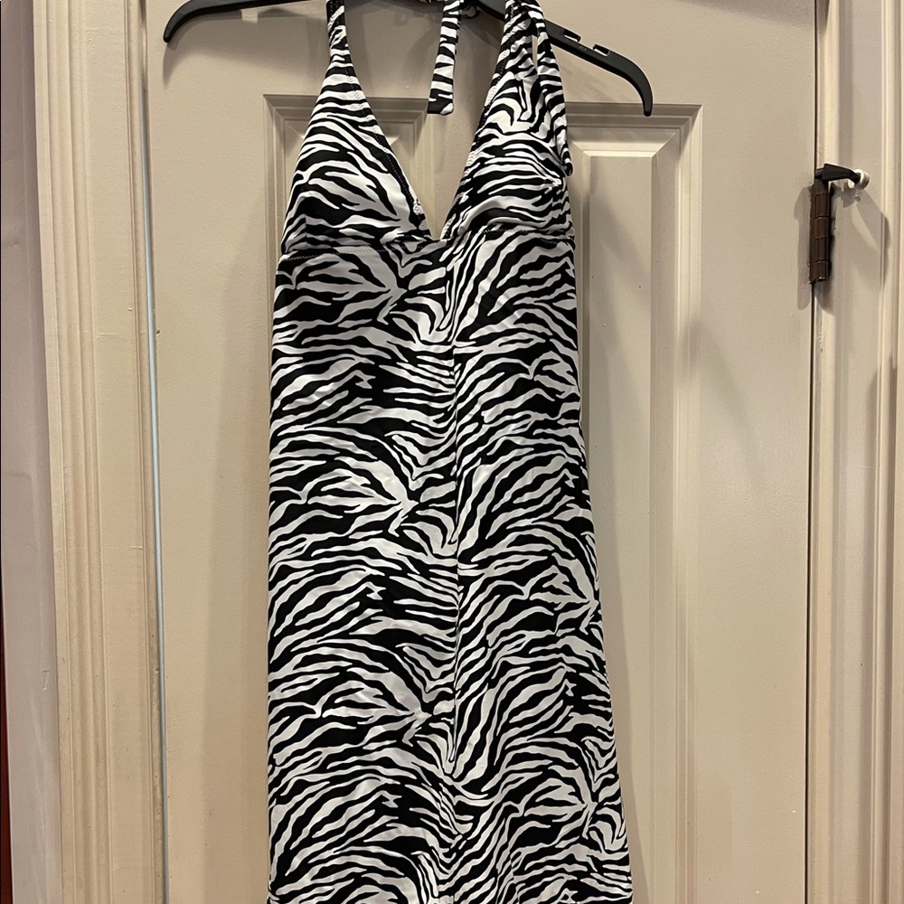 Zebra Swim Dress